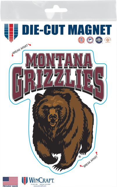 University of Montana Grizzlies 3 x 5 Magnet