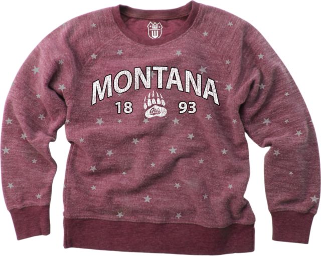 University of Montana Girl's Star Crewneck