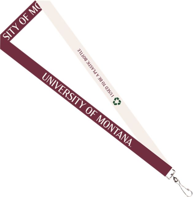University of Montana Recycled Lanyard