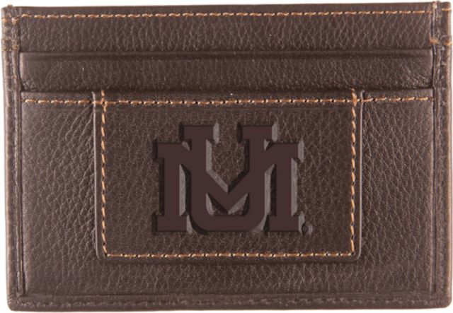 University of Montana Leather Card Holder