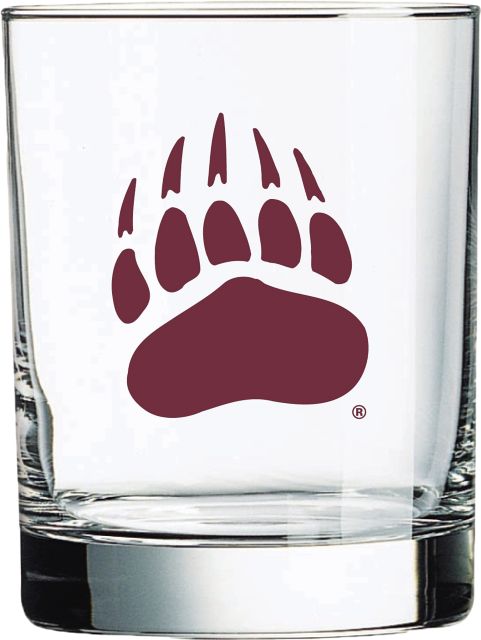 University of Montana Grizzlies Double Old Fashioned 14 oz. Glass