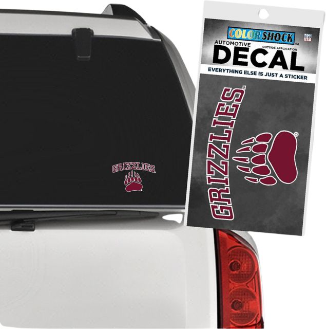 University of Montana Grizzlies Decal