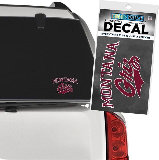 University of Montana Grizzlies Decal