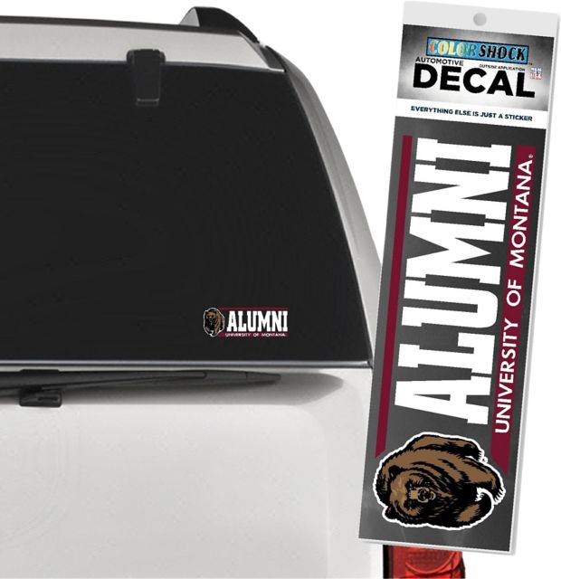 University of Montana Grizzlies Alumni Decal