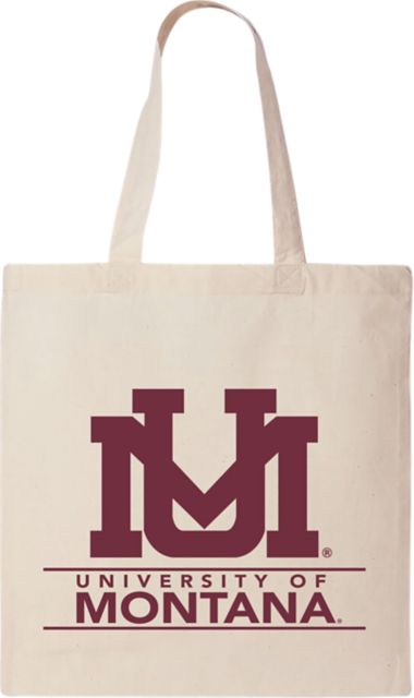 University of Montana 15 x 16 Canvas Tote Bag