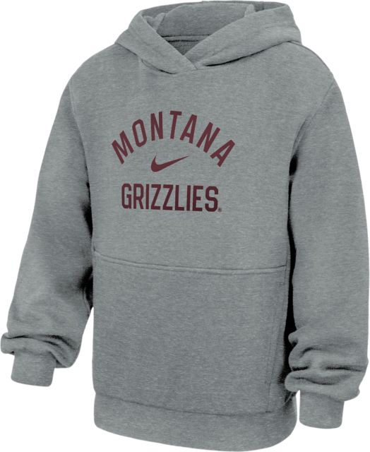University of Montana Grizzlies Youth Club Fleece Hooded Sweatshirt