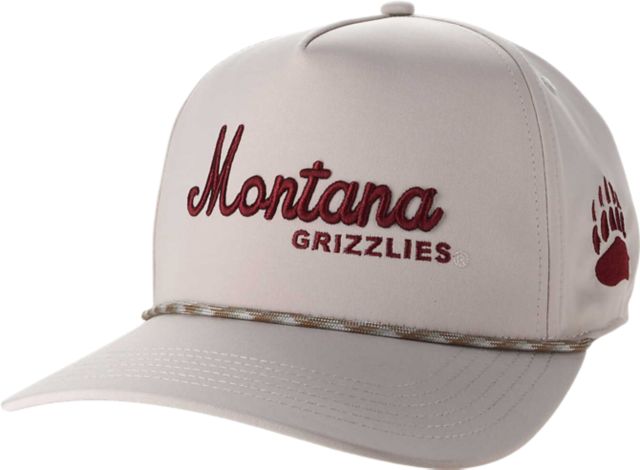 University of Montana Grizzlies Adjustable Rope Cap