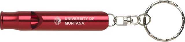University of Montana Mascot Whistle Keychain