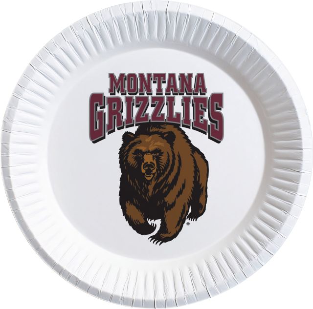 University of Montana 9'' Paper Plates