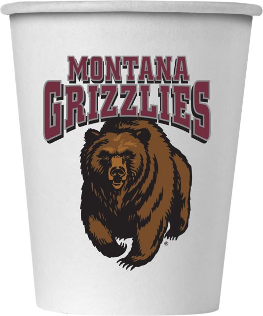 University of Montana 12 oz. Paper Cups- Pack of 25