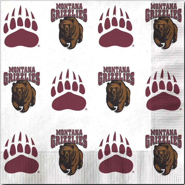 University of Montana Grizzlies 6.5'' Paper Plates
