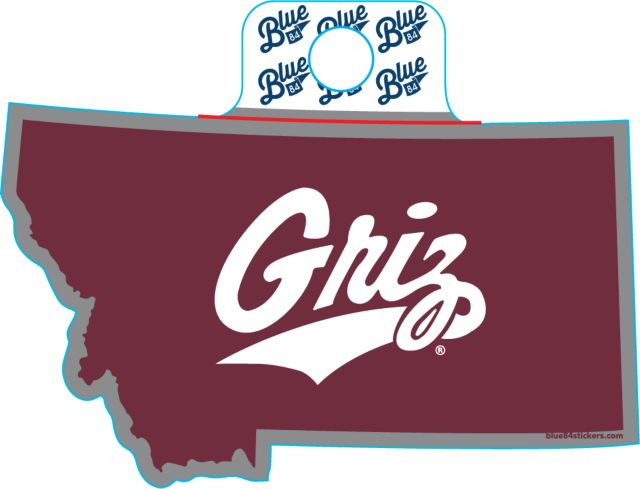 University of Montana Full Size Sticker