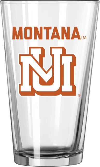 University of Montana Vintage 16 oz. Pint Glass