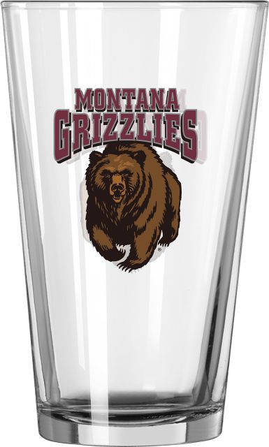 University of Montana 16 oz. Glass
