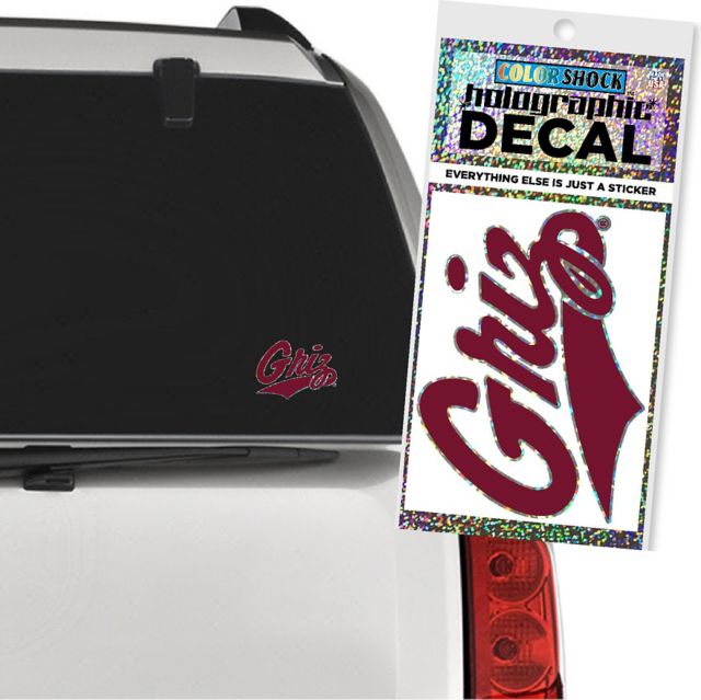 University of Montana Hologram Decal