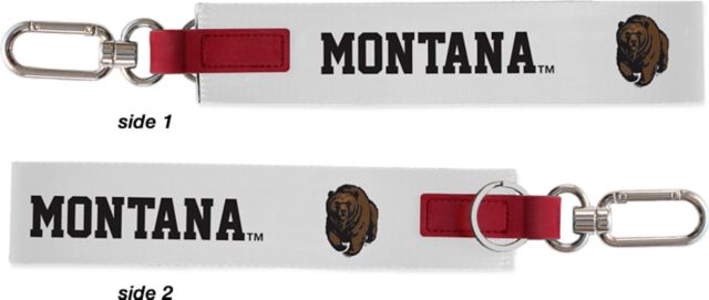 University of Montana Grizzlies Carabiner Strap Keychain
