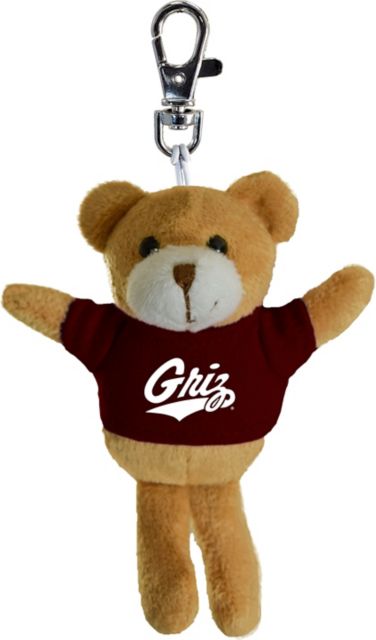 University of Montana Grizzlies Plush Keychain