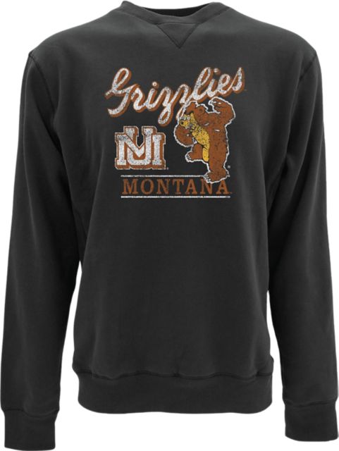 University of Montana Grizzlies Fleece Crewneck Sweatshirt