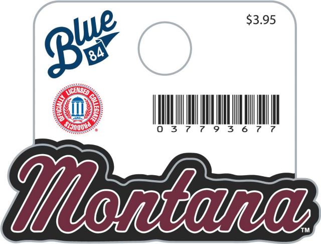 University of Montana Mini Sticker