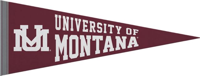 University of Montana 5''X15'' Full Color Pennant