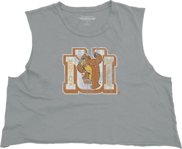 University of Montana Women's Cropped Muscle Tank Top
