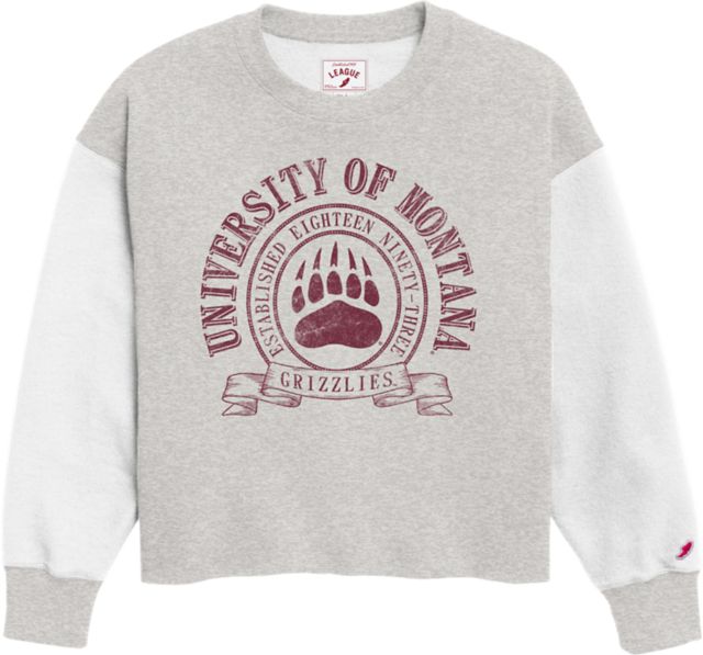 University of Montana Grizzlies Women's Oversized Crewneck Sweatshirt