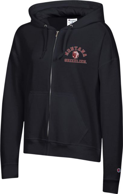University of Montana Grizzlies Women's Powerblend Full-Zip Hooded Sweatshirt