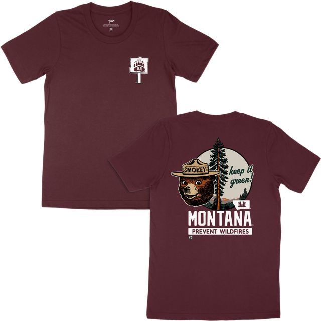 University of Montana Smokey The Bear Short Sleeve T-Shirt