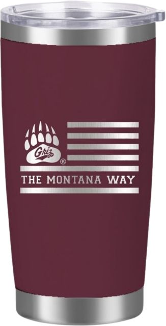 University of Montana The Montana Way Griz Flag 20 oz. Tumbler