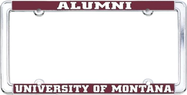 University of Montana Alumni Thin Dome License Plate Frame