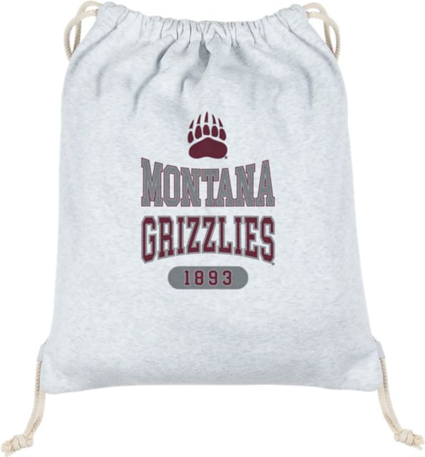 University of Montana Grizzlies Sweatshirt Drawstring Bag