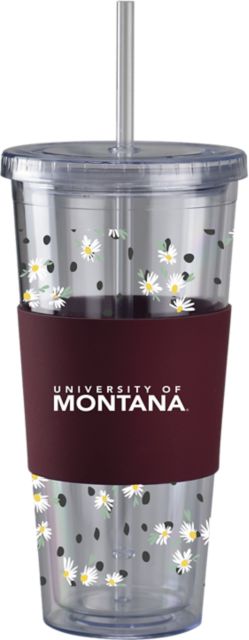 University of Montana Acrylic Tumbler with Straw