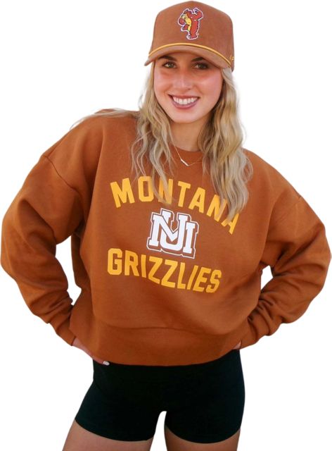 University of Montana Griz Tradition Women’s Cropped Crewneck Sweatshirt
