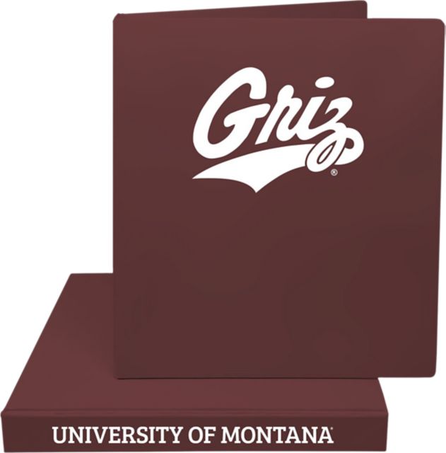University of Montana 1'' Vinyl Binder