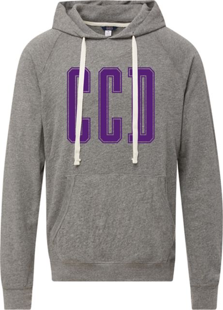Community College of Denver Hooded Long Sleeve T-Shirt