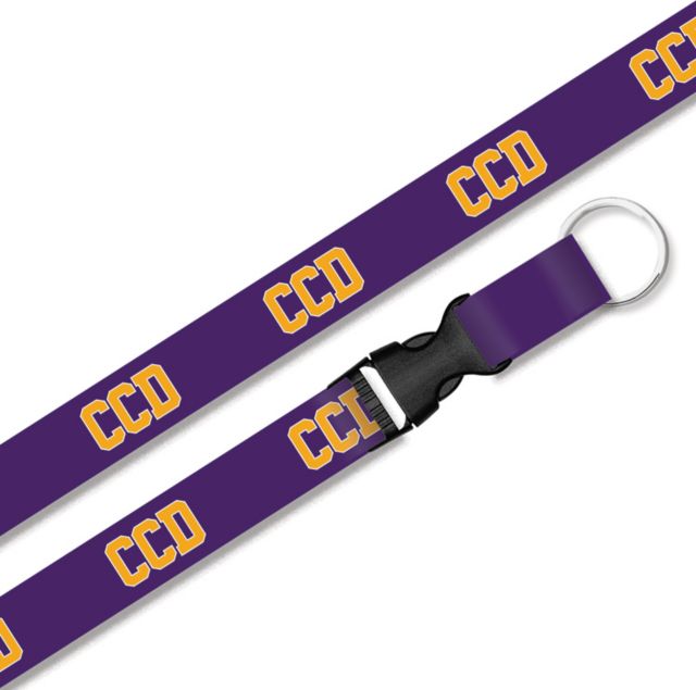 Community College of Denver Lanyard with Buckle