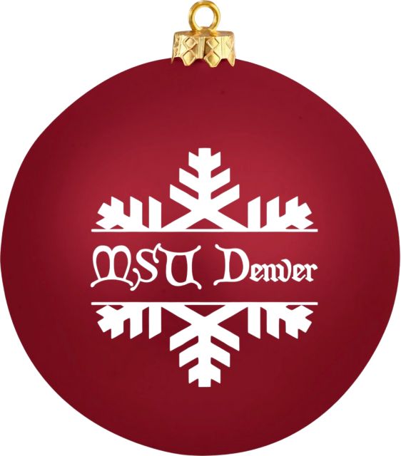 MSU Denver Shatterproof Ornament