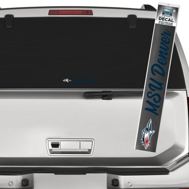 MSU Denver Roadrunners Strip Decal