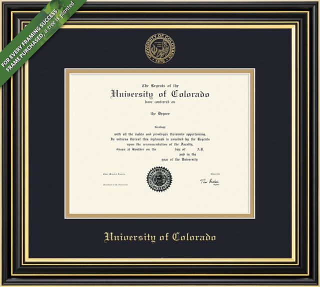 University of Colorado Denver 8.5" x 11" Prestige Diploma Frame