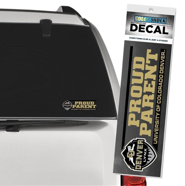 University of Colorado Denver Proud Parent Decal