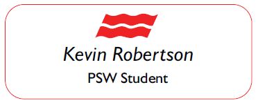 NAMETAG - PSW STUDENT