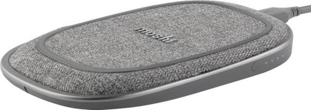 Moshi Porto Q Portable Battery with Wireless Phone Charger 5K, Nordic Gray - ONLINE ONLY