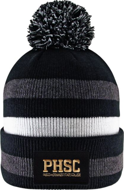 Pasco-Hernando State College Cuff Pom Knit Hat