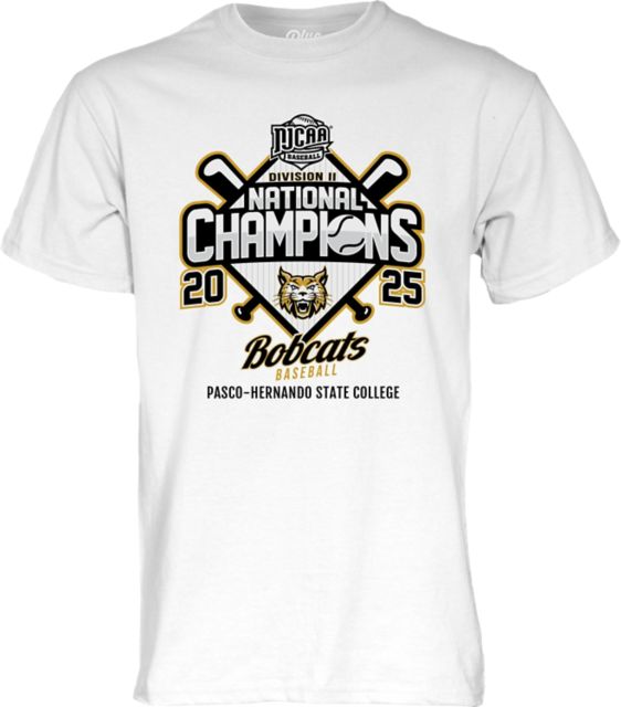 Pasco-Hernando State College Baseball NJCAA DII National Champions Short Sleeve T-Shirt