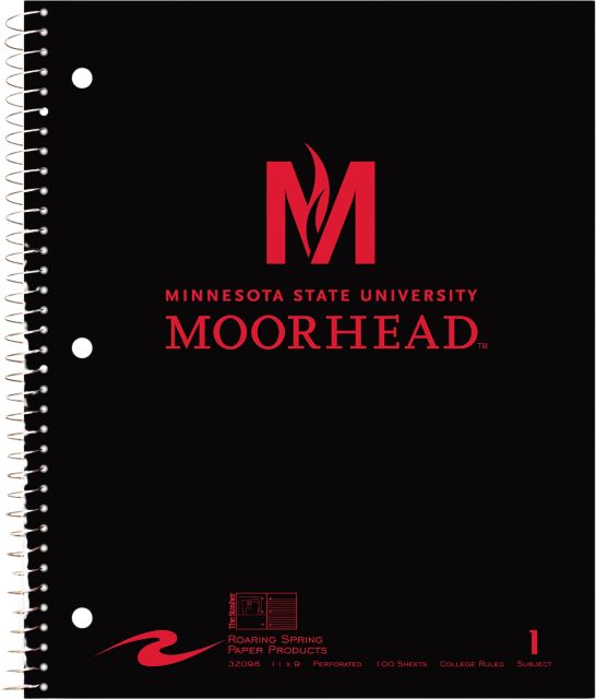 Minnesota State University Moorhead Notebook 100-Sheet