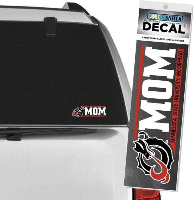 Minnesota State University Moorhead Dragons Mom Decal