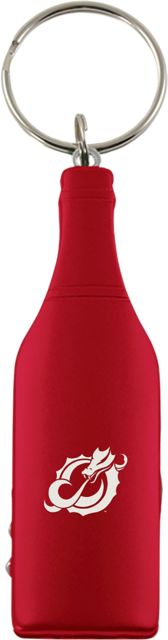 Minnesota State University Moorhead Dragons Wine Bottle Opener Key Tag