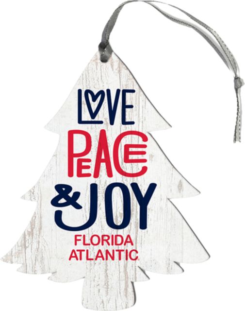 Florida Atlantic University Tree Ornament