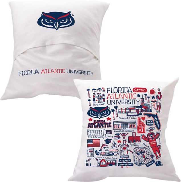 Florida Atlantic University 18'' x 18'' Pillow