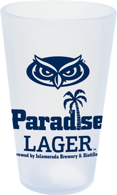 Florida Atlantic University Paradise Lager 16 oz. Glass